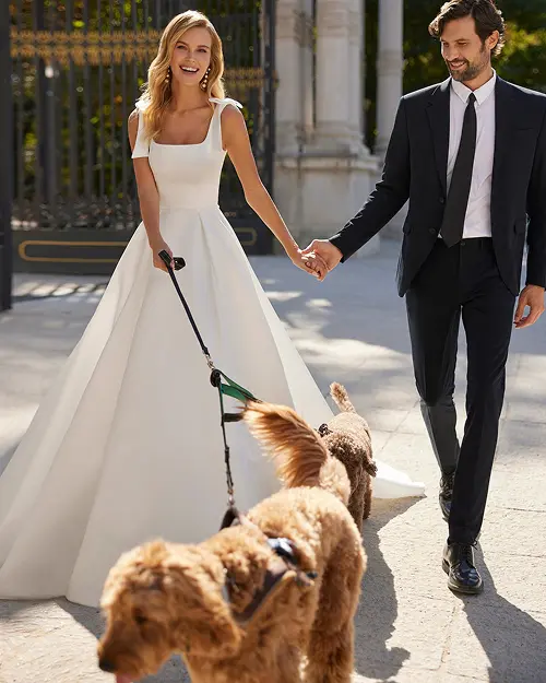 vestido princesa contemporâneo